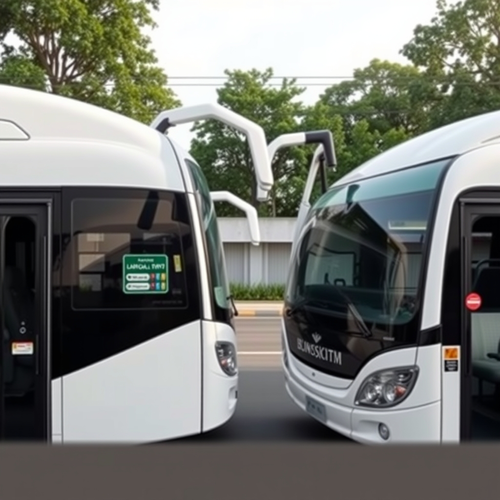 Perbandingan bodi bus Single Glass dan Double Glass